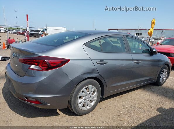 5NPD74LF7KH456023 2019 HYUNDAI ELANTRA Gray Դիմացի տեսք