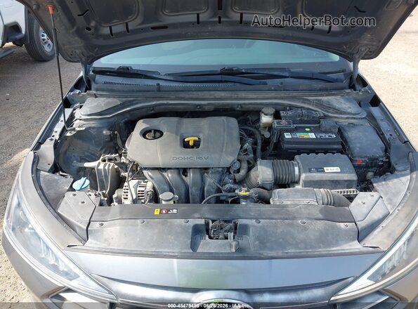 5NPD74LF7KH456023 2019 HYUNDAI ELANTRA Gray Հետևի տեսք
