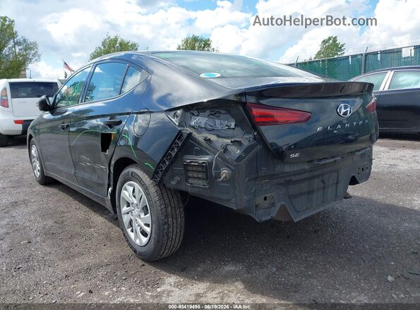 5NPD74LF7KH467409 2019 HYUNDAI ELANTRA Black წინა ხედი