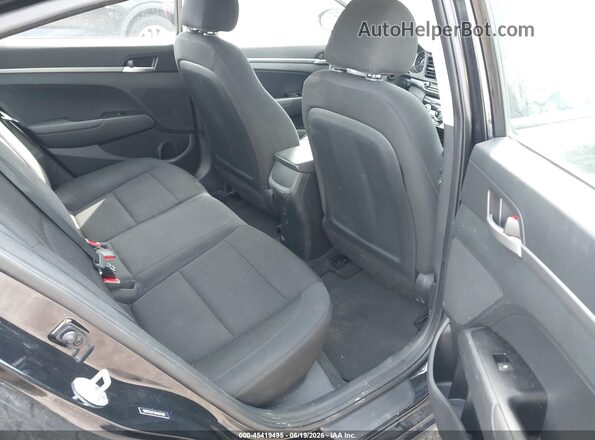 5NPD74LF7KH467409 2019 HYUNDAI ELANTRA Black VIN კოდის სტიკერის ხედი