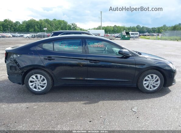 5NPD74LF7KH467409 2019 HYUNDAI ELANTRA Black უკანა სალონის ხედი