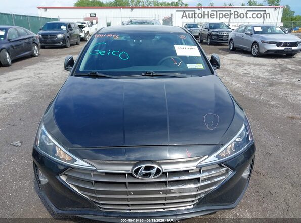 5NPD74LF7KH467409 2019 HYUNDAI ELANTRA Black ხელსაწყოთა პანელის ხედი