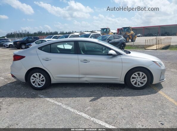 5NPD74LF7KH487157 2019 HYUNDAI ELANTRA Серебряный Панорамный вид салона 360°