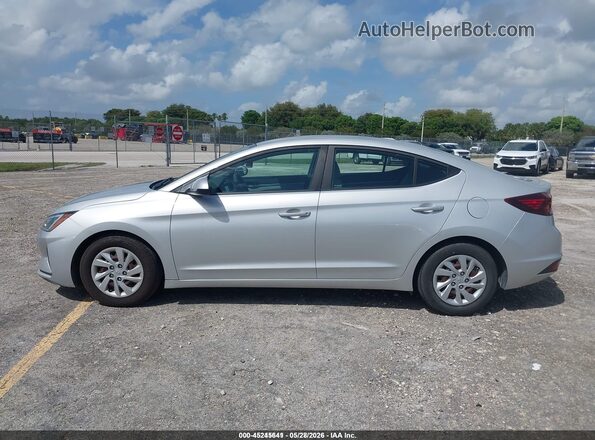 5NPD74LF7KH487157 2019 HYUNDAI ELANTRA Серебряный 