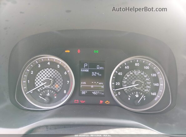 5NPD74LF7KH488065 2019 HYUNDAI ELANTRA Gray უკანა სავარძლების ხედი