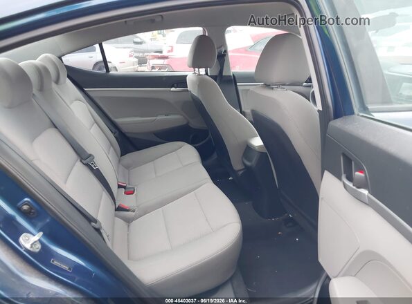 5NPD74LF7KH489863 2019 HYUNDAI ELANTRA Blue VIN კოდის სტიკერის ხედი