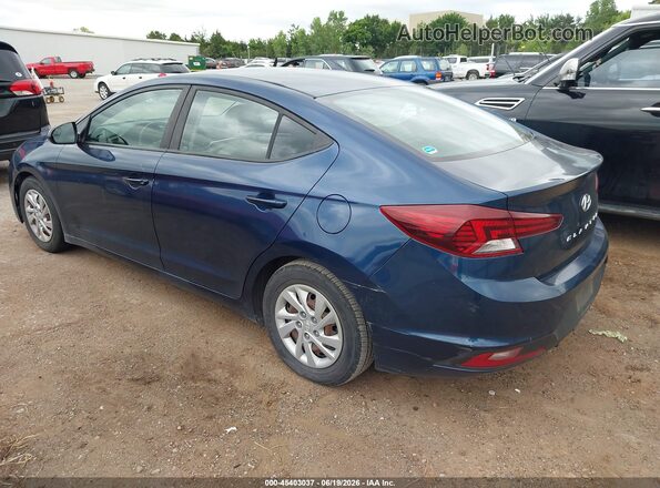 5NPD74LF7KH489863 2019 HYUNDAI ELANTRA Blue უკანა მარცხენა