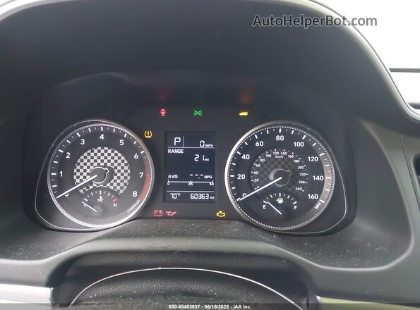 5NPD74LF7KH489863 2019 HYUNDAI ELANTRA Blue უკანა სავარძლების ხედი