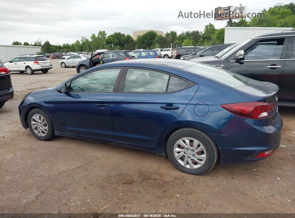 5NPD74LF7KH489863 2019 HYUNDAI ELANTRA Blue სალონის 360-გრადუსიანი ხედი
