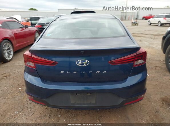 5NPD74LF7KH489863 2019 HYUNDAI ELANTRA Blue 