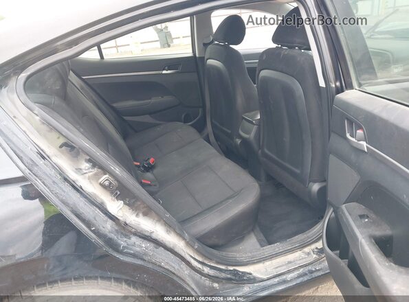 5NPD74LF7KH489930 2019 HYUNDAI ELANTRA Black VIN კოდის სტიკერის ხედი
