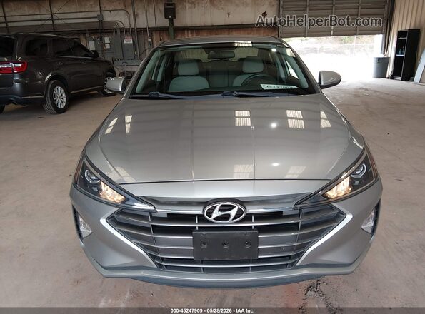 5NPD74LF7LH607055 2020 HYUNDAI ELANTRA Silver Vista frontal