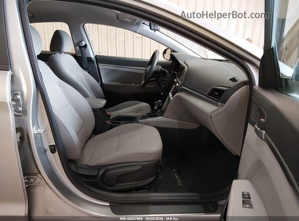 5NPD74LF7LH607055 2020 HYUNDAI ELANTRA Silver Vista interior delantera