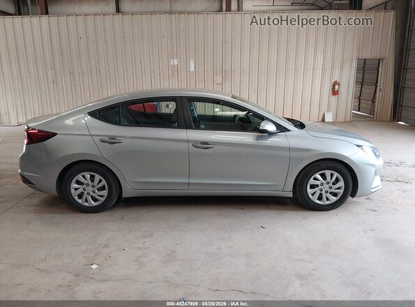 5NPD74LF7LH607055 2020 HYUNDAI ELANTRA Silver Vista interior trasera