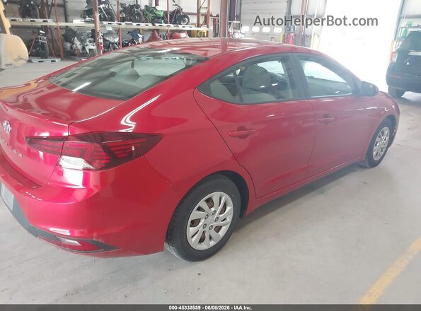 5NPD74LF7LH608917 2020 HYUNDAI ELANTRA Red Հետևի աջ
