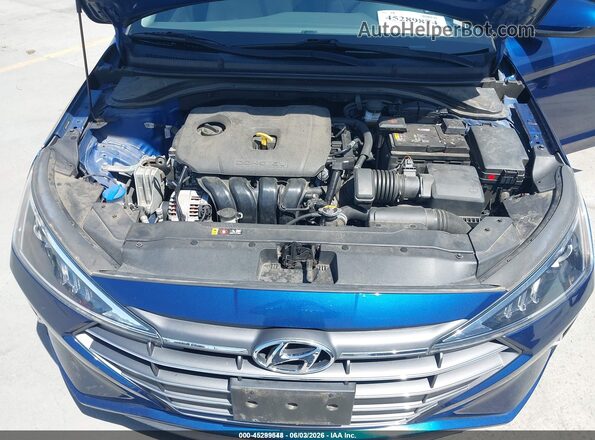 5NPD74LF7LH608979 2020 HYUNDAI ELANTRA Blue Vista trasera