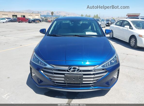 5NPD74LF7LH608979 2020 HYUNDAI ELANTRA Blue Vista del cuadro de instrumentos