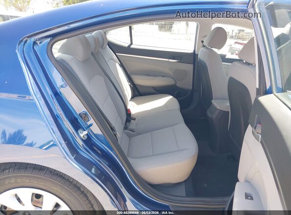 5NPD74LF7LH608979 2020 HYUNDAI ELANTRA Blue Vista de la etiqueta del VIN