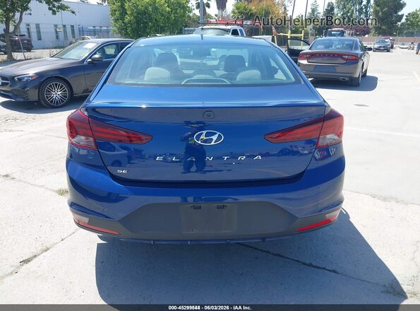5NPD74LF7LH608979 2020 HYUNDAI ELANTRA Blue 