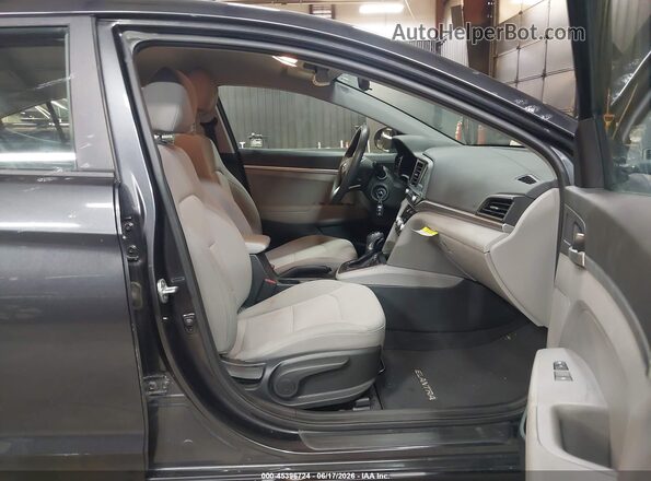 5NPD74LF7LH612420 2020 HYUNDAI ELANTRA Gray Widok wnętrza z przodu