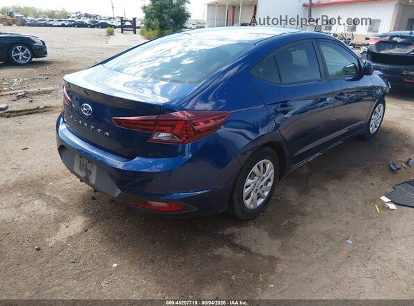 5NPD74LF7LH615835 2020 HYUNDAI ELANTRA Blue Tył prawy