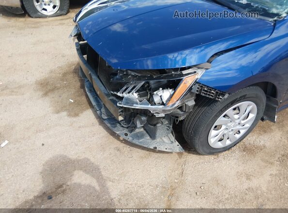 5NPD74LF7LH615835 2020 HYUNDAI ELANTRA Blue Widok z przodu