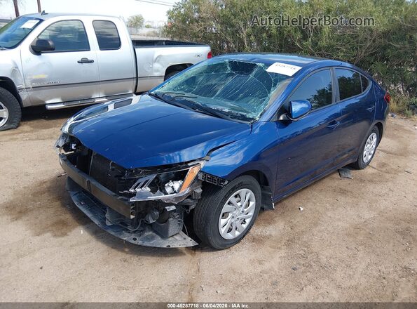 5NPD74LF7LH615835 2020 HYUNDAI ELANTRA Blue Przód lewy
