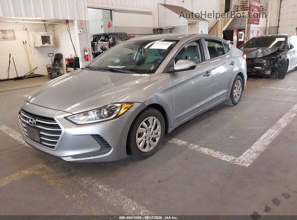 5NPD74LF8HH074978 2017 HYUNDAI ELANTRA Silver Front left
