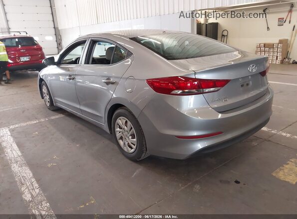 5NPD74LF8HH074978 2017 HYUNDAI ELANTRA Silver Rear left