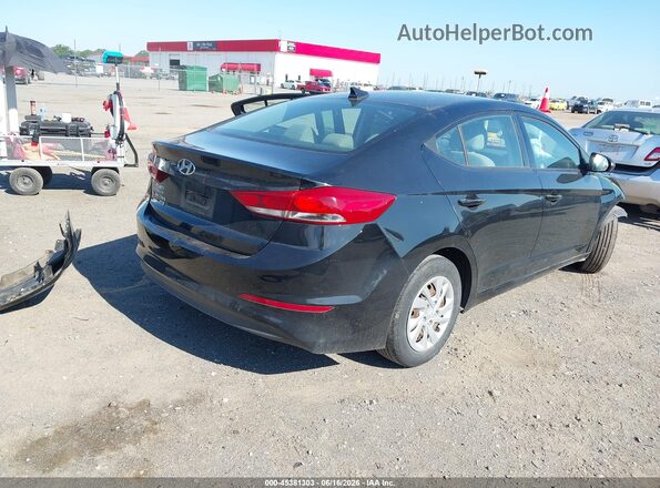 5NPD74LF8HH103847 2017 HYUNDAI ELANTRA Black Trasero derecho