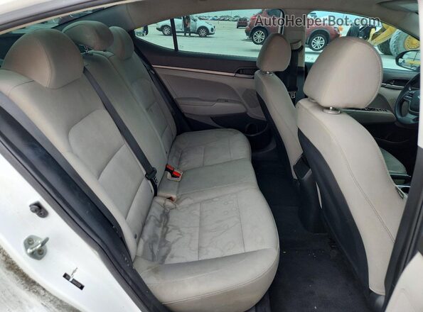 5NPD74LF8HH127226 2017 HYUNDAI ELANTRA White Հետևի նստատեղերի տեսք