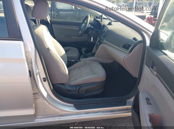 5NPD74LF8HH135181 2017 HYUNDAI ELANTRA Серебряный Вид салона спереди