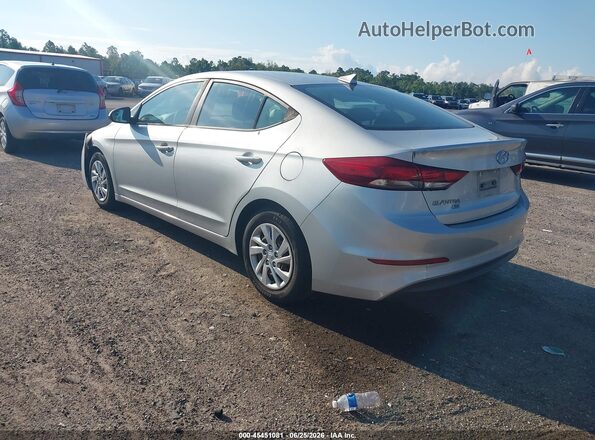 5NPD74LF8HH135181 2017 HYUNDAI ELANTRA Серебряный Задняя левая четверть