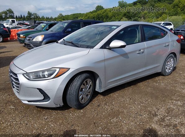 5NPD74LF8HH147105 2017 HYUNDAI ELANTRA Серебряный Передняя левая четверть