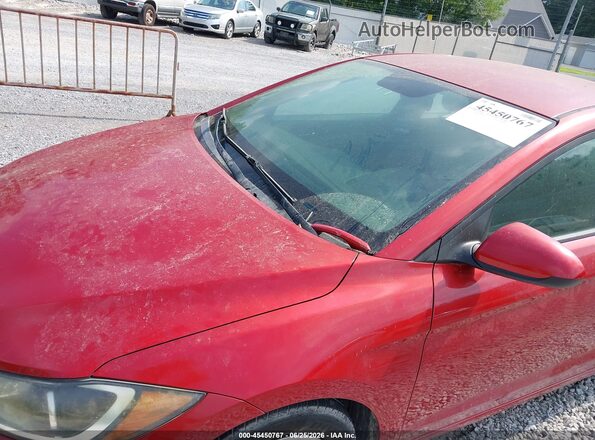 5NPD74LF8HH166303 2017 HYUNDAI ELANTRA Red Vista frontal