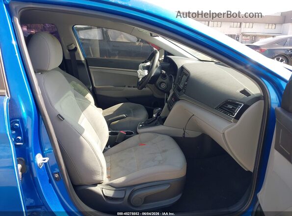 5NPD74LF8HH203625 2017 HYUNDAI ELANTRA Blue Սալոնի դիմացի տեսք