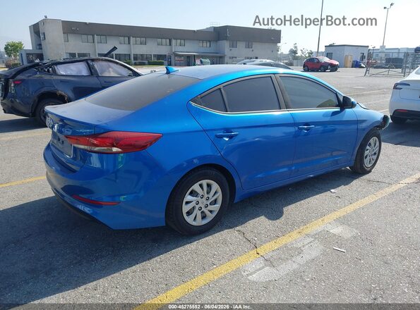 5NPD74LF8HH203625 2017 HYUNDAI ELANTRA Blue Հետևի աջ
