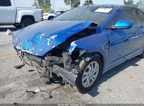 5NPD74LF8HH203625 2017 HYUNDAI ELANTRA Blue Սալոնի հետևի տեսք
