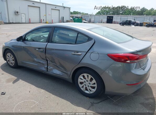5NPD74LF8JH257383 2018 HYUNDAI ELANTRA Gray Widok z przodu