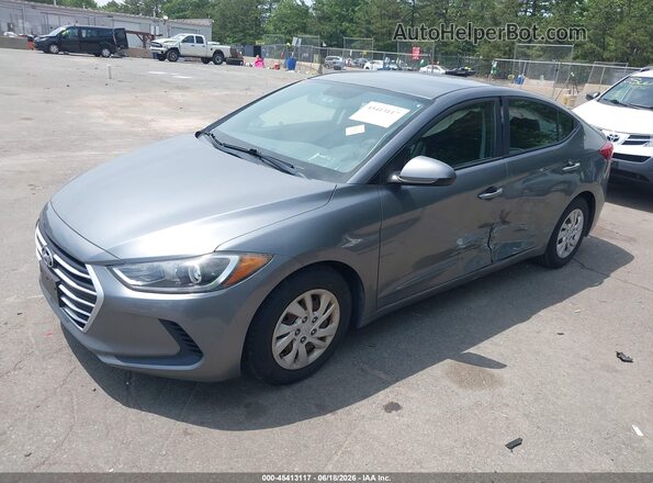 5NPD74LF8JH257383 2018 HYUNDAI ELANTRA Gray Przód lewy