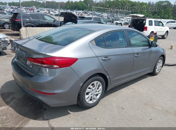 5NPD74LF8JH257383 2018 HYUNDAI ELANTRA Gray Tył prawy