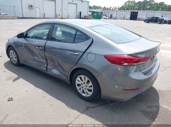 5NPD74LF8JH257383 2018 HYUNDAI ELANTRA Gray Tył lewy