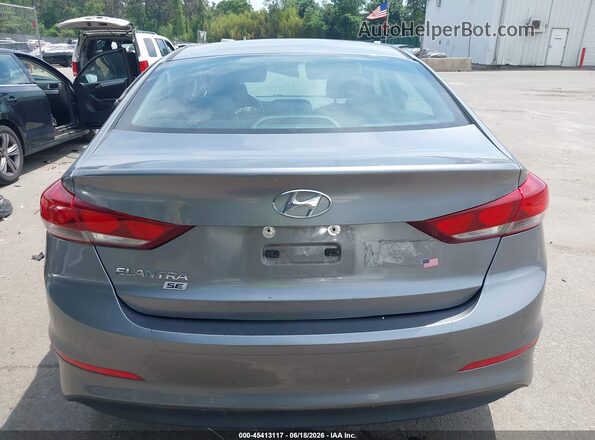 5NPD74LF8JH257383 2018 HYUNDAI ELANTRA Gray 