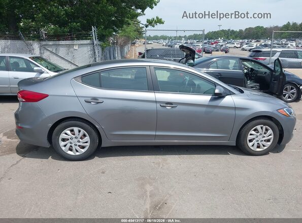 5NPD74LF8JH257383 2018 HYUNDAI ELANTRA Gray Widok wnętrza z tyłu