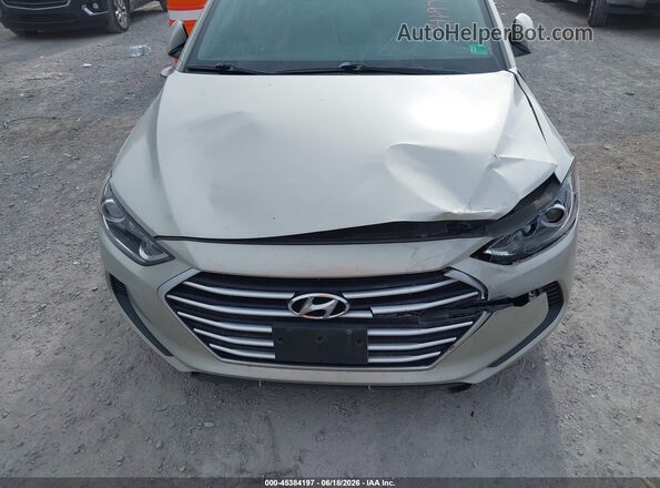 5NPD74LF8JH301303 2018 HYUNDAI ELANTRA Champagne წინა ხედი