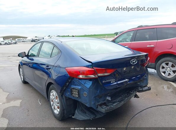 5NPD74LF8JH339632 2018 HYUNDAI ELANTRA Blue Вид спереду