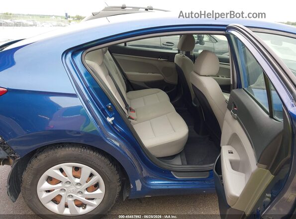 5NPD74LF8JH339632 2018 HYUNDAI ELANTRA Blue Вид наклейки з VIN-кодом