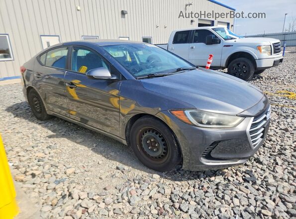 5NPD74LF8JH353658 2018 HYUNDAI ELANTRA Gray 