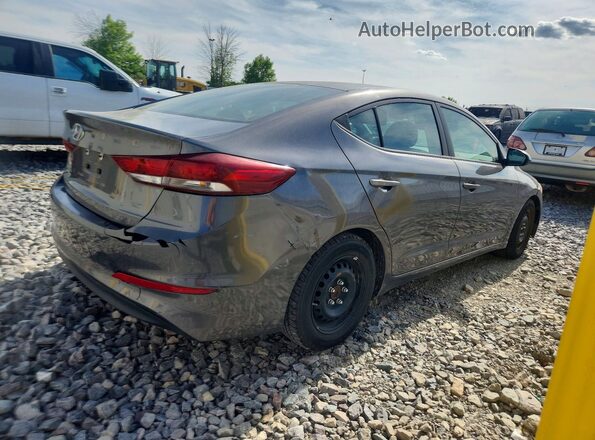 5NPD74LF8JH353658 2018 HYUNDAI ELANTRA Gray 