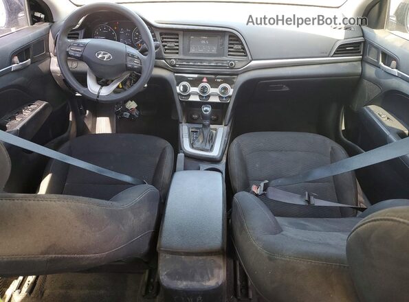 5NPD74LF8KH417568 2019 HYUNDAI ELANTRA Black წინა პანელის ხედი